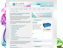 Tablet Screenshot of gildenphotonics.com